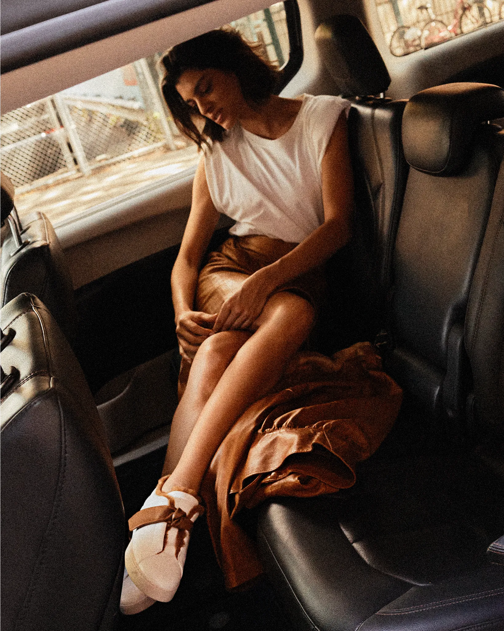 Asymmetric Clarita Sneaker Montone Cognac sold by Alexandre Birman product image thumbnail 5