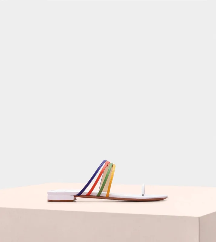 Strappy Flat Sandal made by Alexandre Birman