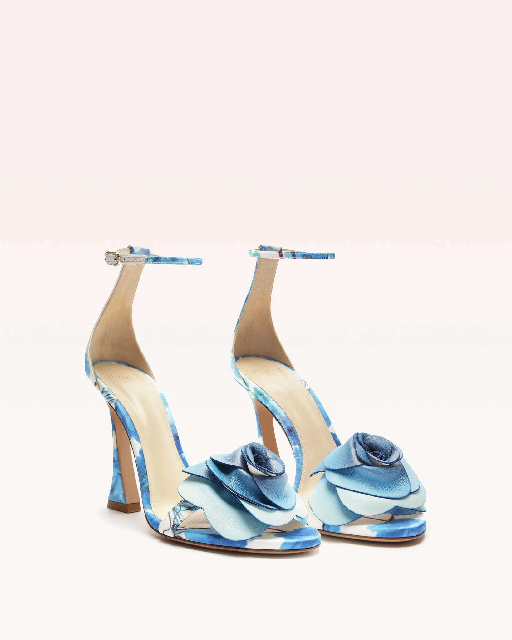 Dahlia 100 Floral Blue sold by Alexandre Birman product image thumbnail 2