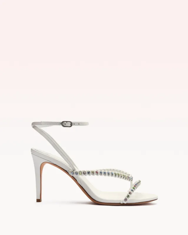 Eva Crystals 85 Nappa Leather Sandal sold by Alexandre Birman