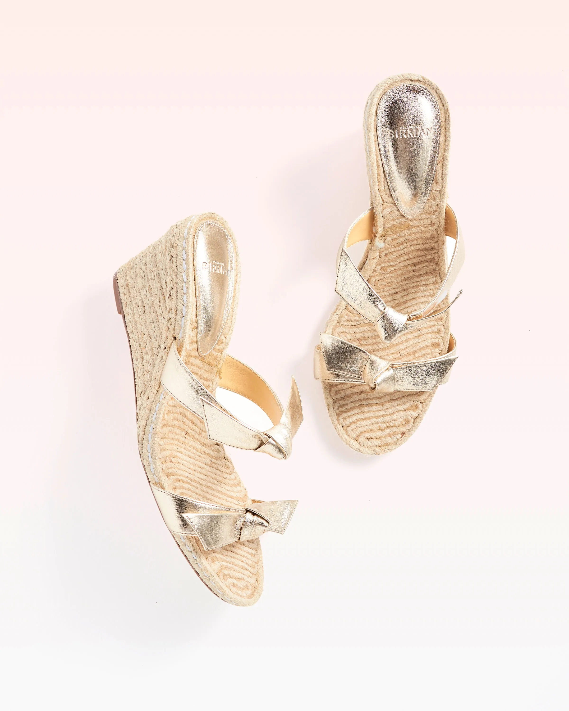 Clarita Demi Wedge Golden sold by Alexandre Birman product image thumbnail 3