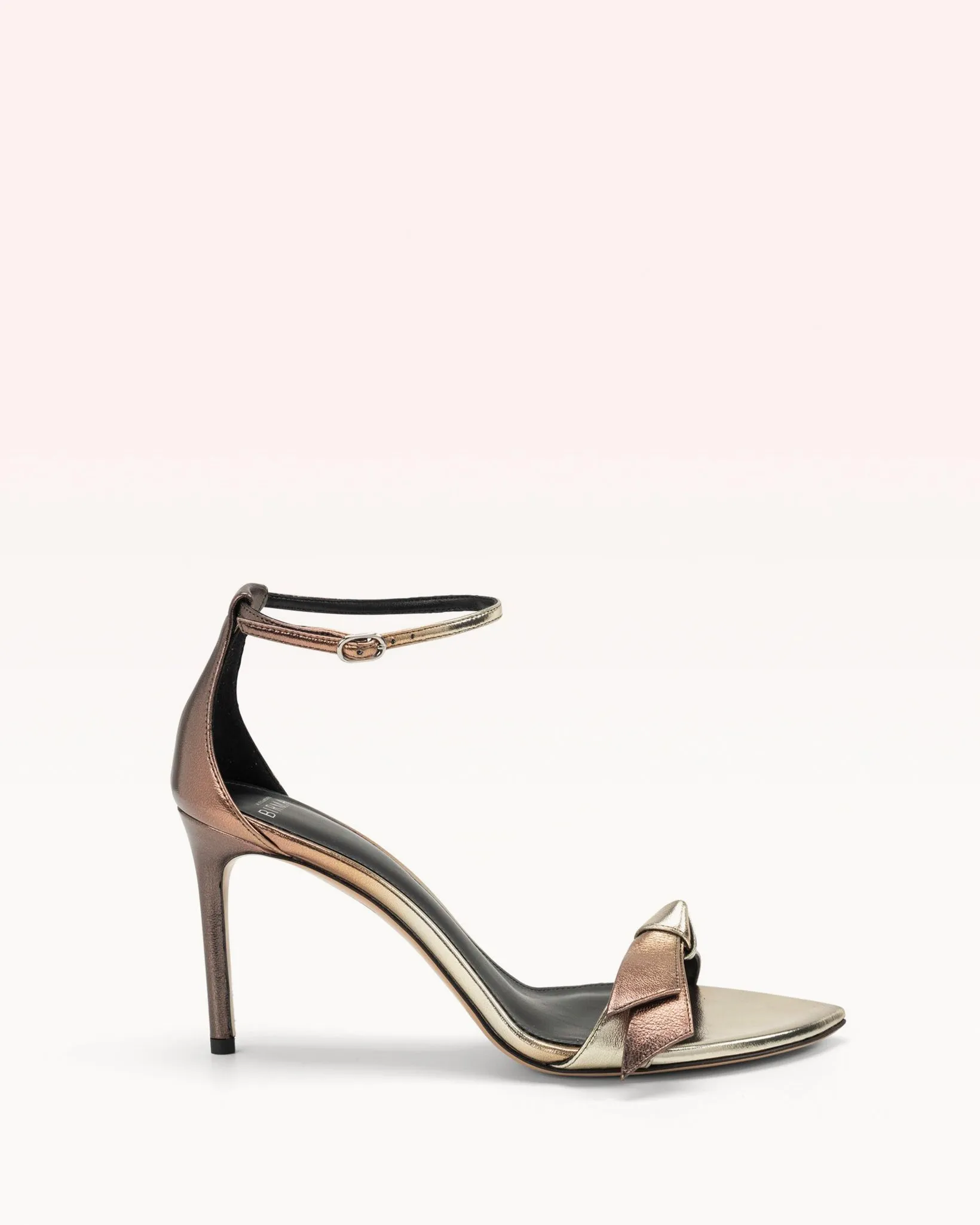 Clarita Double 85 Metallic Chocolate sold by Alexandre Birman