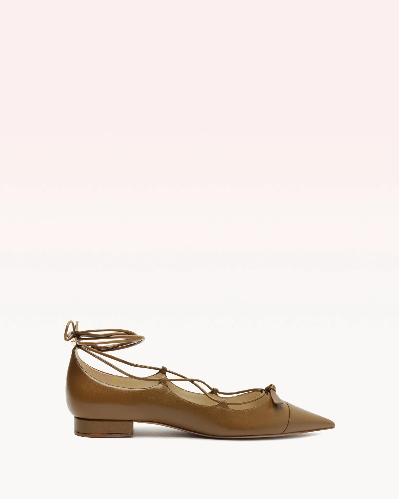Slim Clarita Lace Up Flat sold by Alexandre Birman