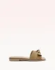 Maxi Clarita Square Flat Semolina sold by Alexandre Birman
