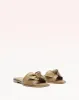 Maxi Clarita Square Flat Semolina sold by Alexandre Birman