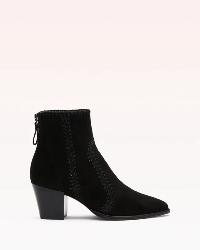 Benta Bootie 60 Suede Black sold by Alexandre Birman