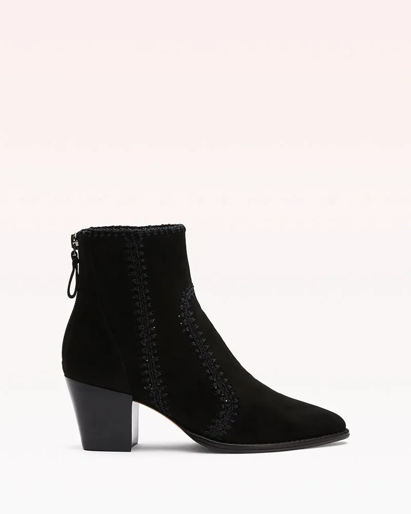 Benta Bootie 60 Suede Black sold by Alexandre Birman