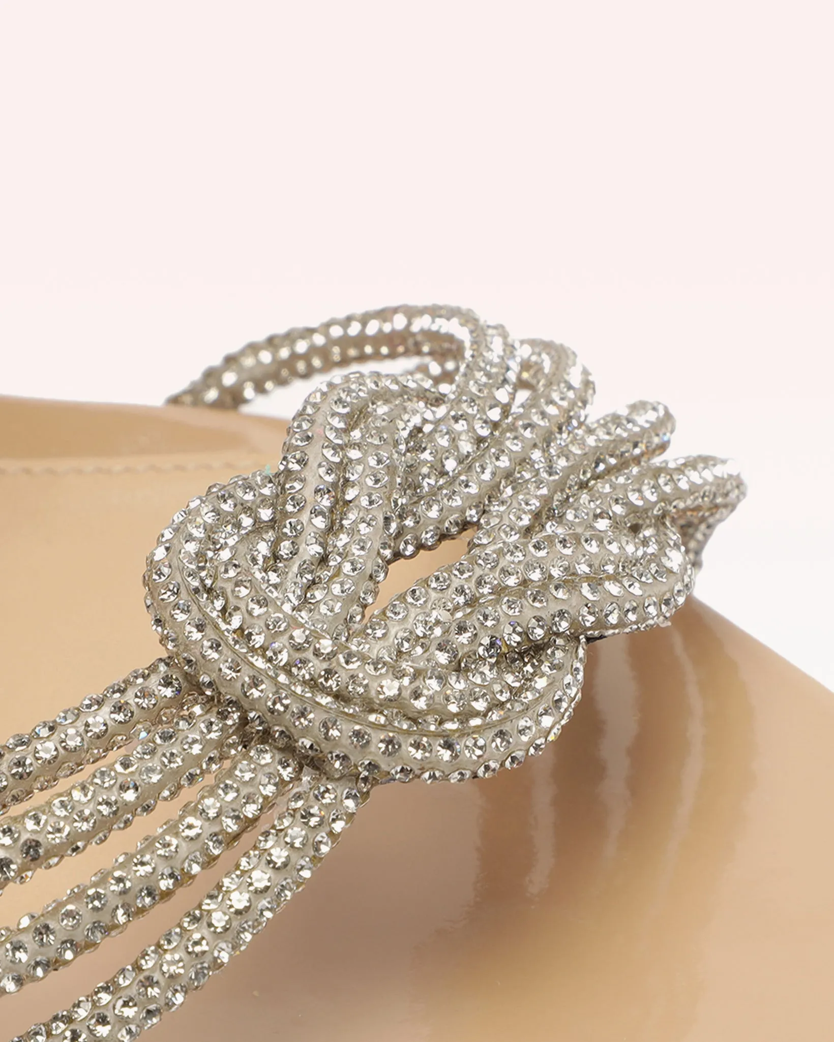 Vicky Crystal Knot 100 Beige sold by Alexandre Birman product image thumbnail 4