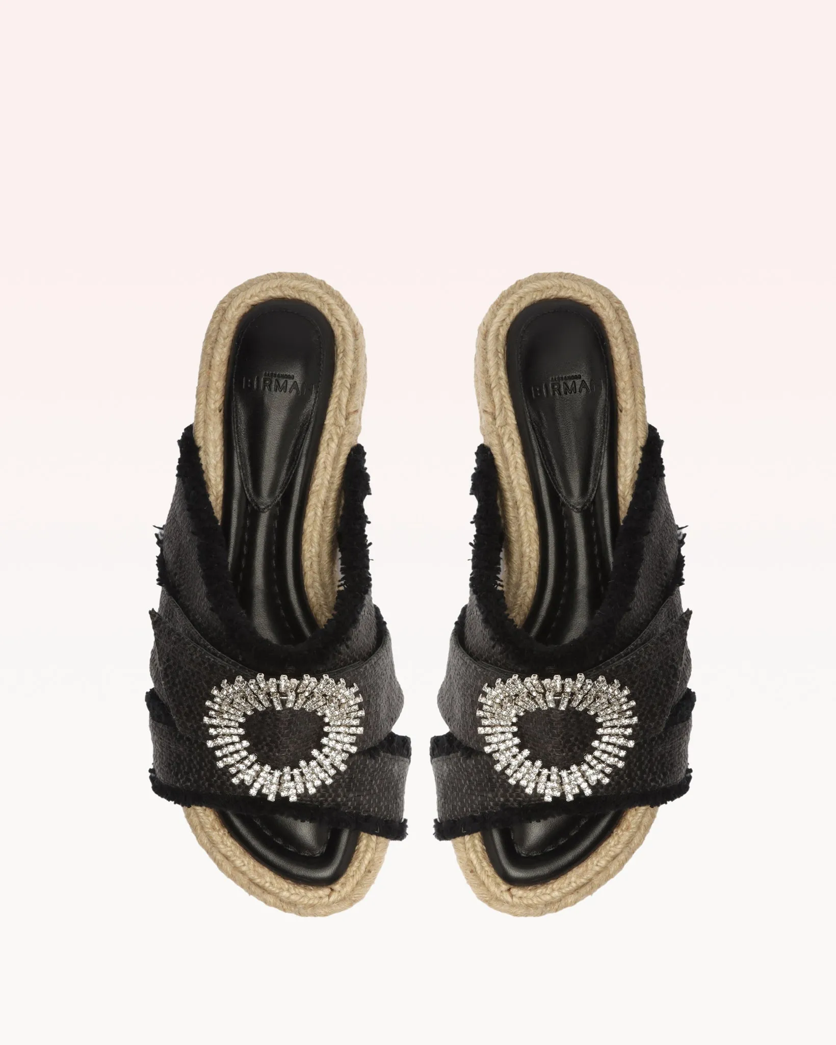 Madelina Flat Raffia Black sold by Alexandre Birman product image thumbnail 5