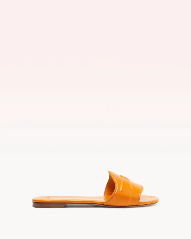 Padded Clarita Slide Custard sold by Alexandre Birman