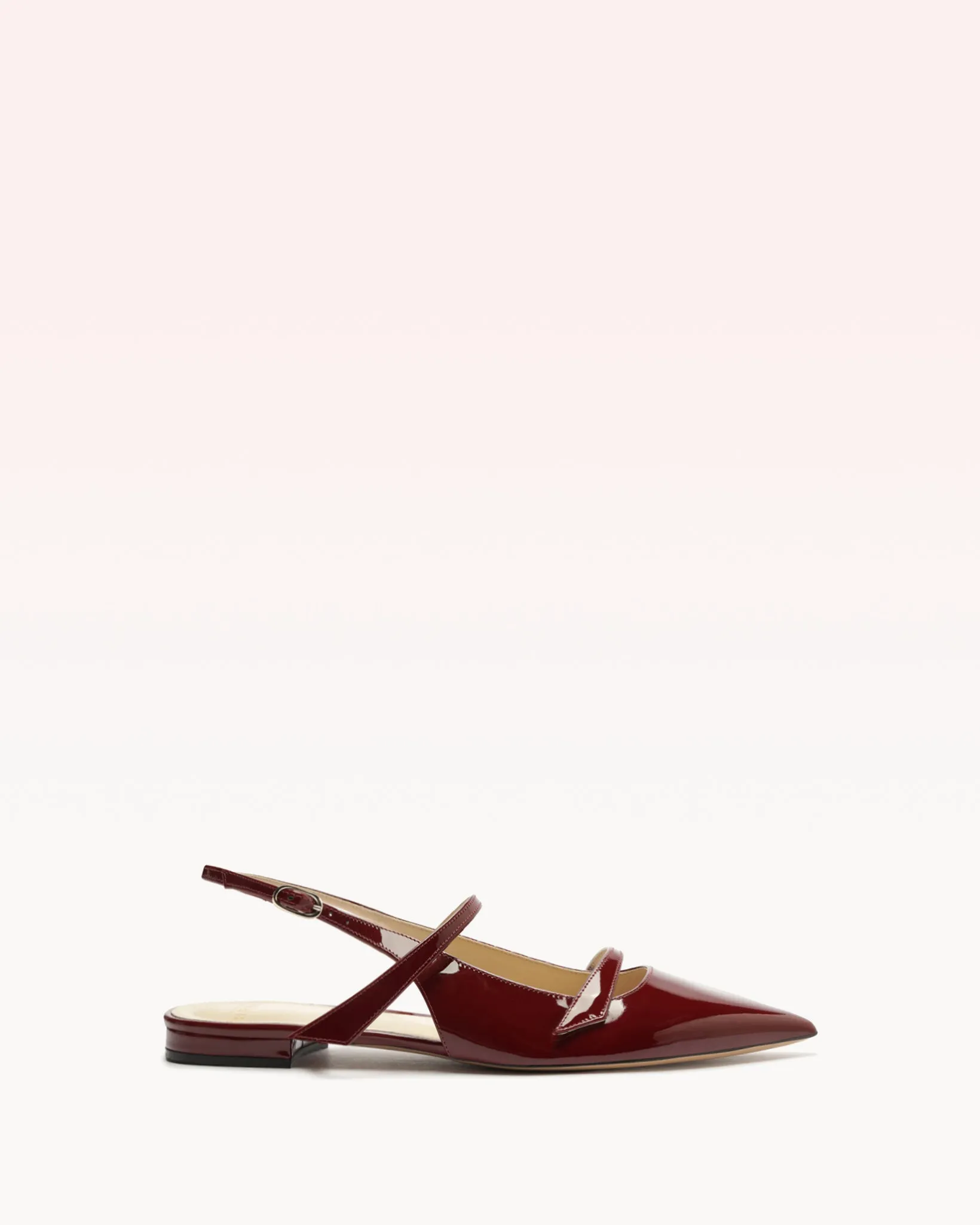 Tita Flat Cherry Lacquer sold by Alexandre Birman