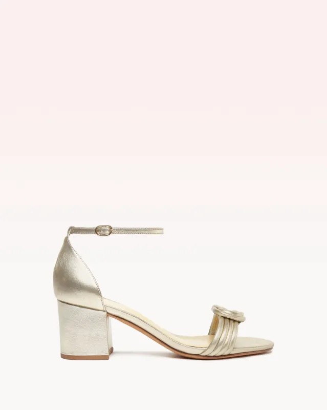 Vicky 60 Metallic Gold sold by Alexandre Birman