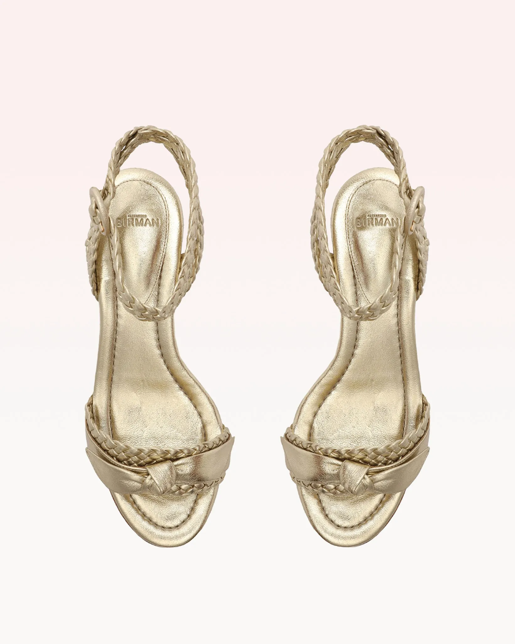 Clarita Clog 110 Golden sold by Alexandre Birman product image thumbnail 3