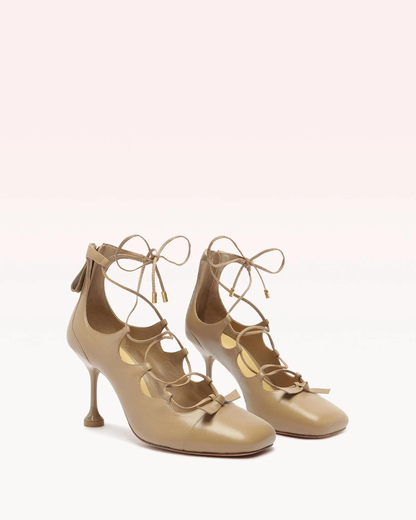 Slim Clarita Flare 85 Latte sold by Alexandre Birman product image thumbnail 2