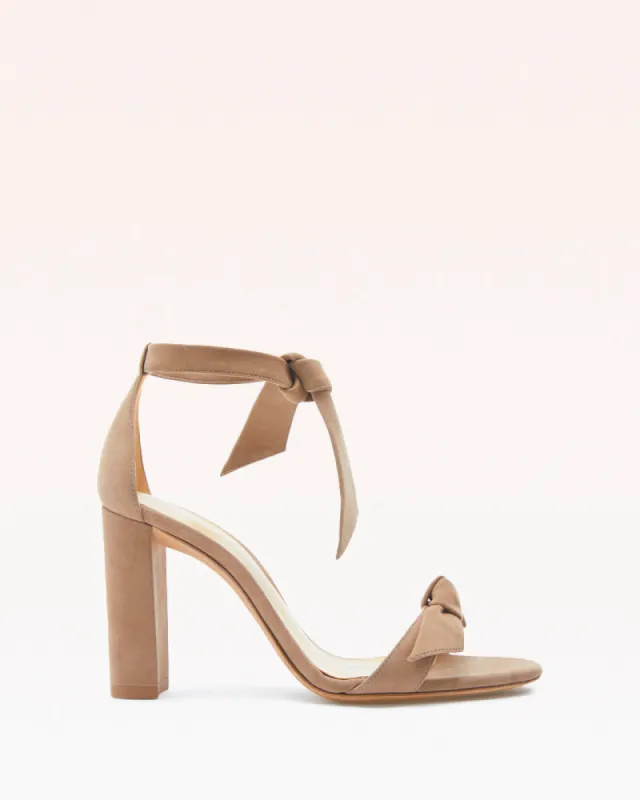 Clarita Block 90 Suede Cameo sold by Alexandre Birman