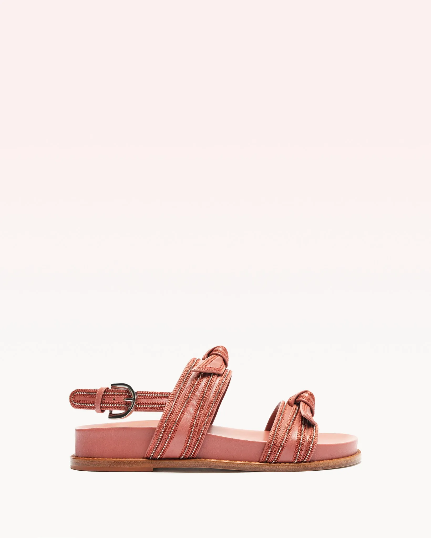 Clarita Sport Sandal Embroidery Clay sold by Alexandre Birman