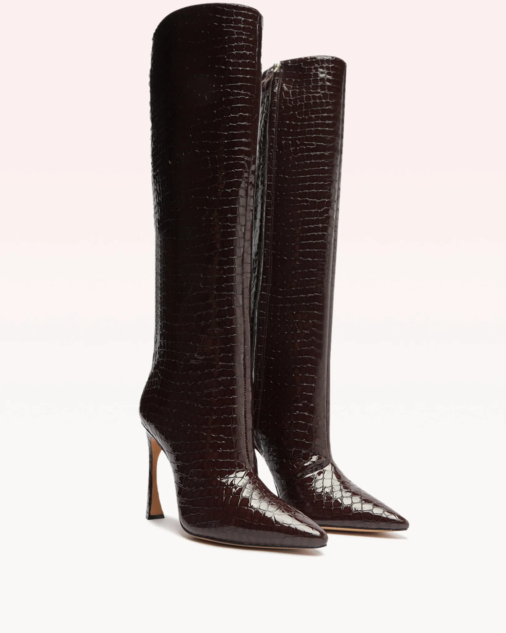 Kyra 100 Crocco Boot Bloodstone sold by Alexandre Birman product image thumbnail 2