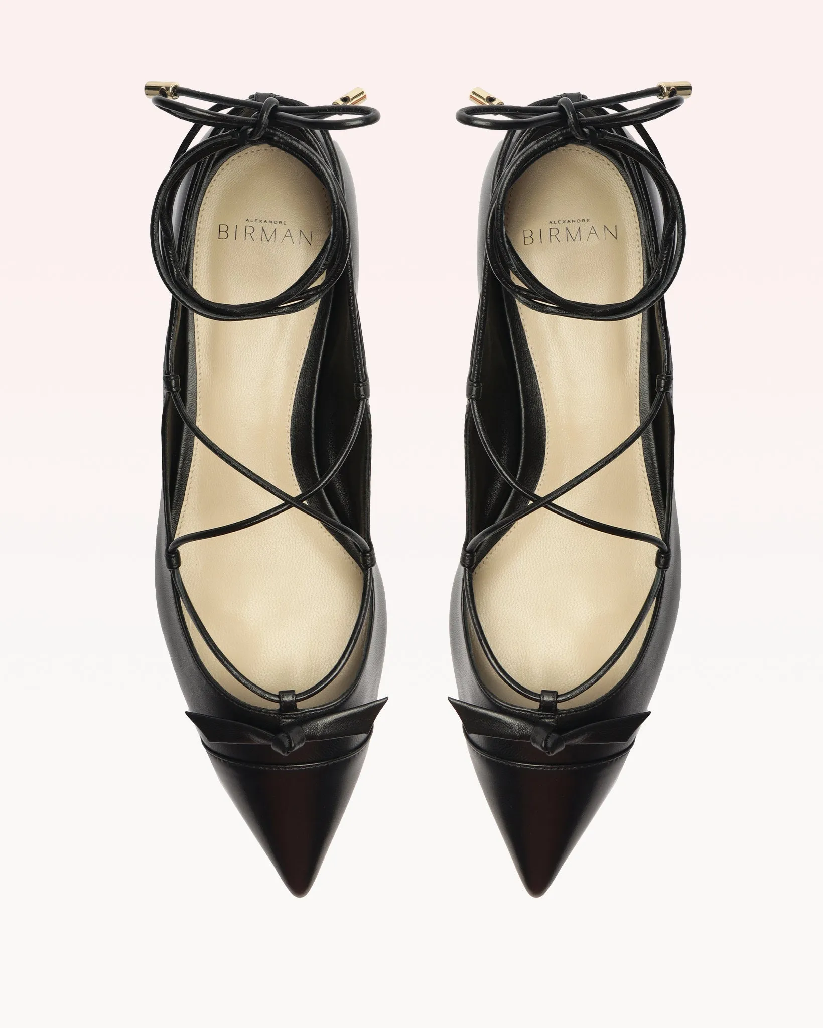 Slim Clarita Lace Up Flat sold by Alexandre Birman product image thumbnail 3