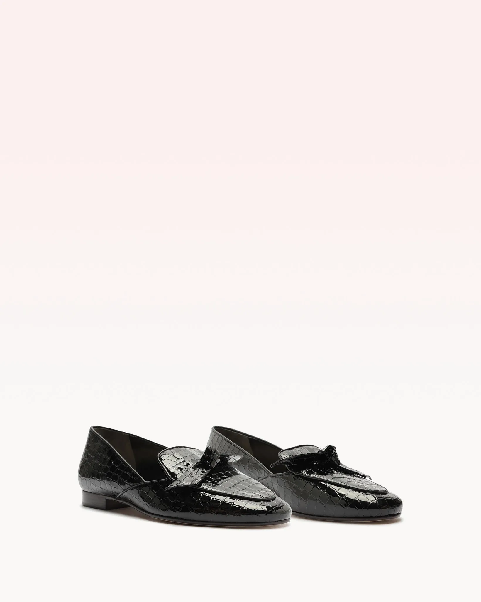 Clarita Belgian Crocco Loafer Black sold by Alexandre Birman product image thumbnail 2