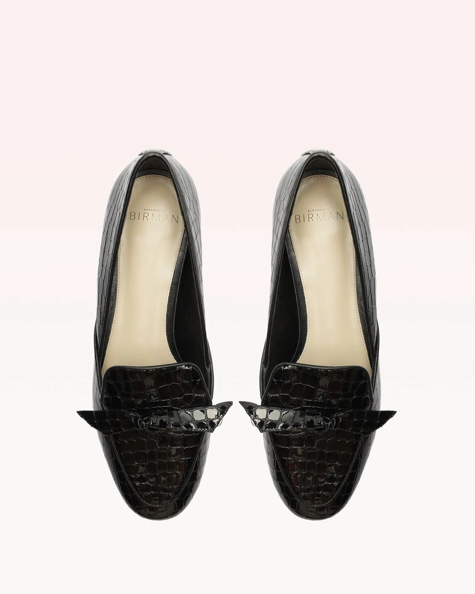 Clarita Belgian Crocco Loafer Black sold by Alexandre Birman product image thumbnail 4