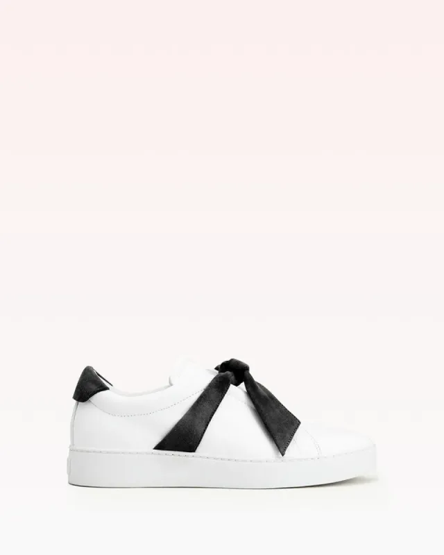 Clarita Sneaker Suede Black & White sold by Alexandre Birman