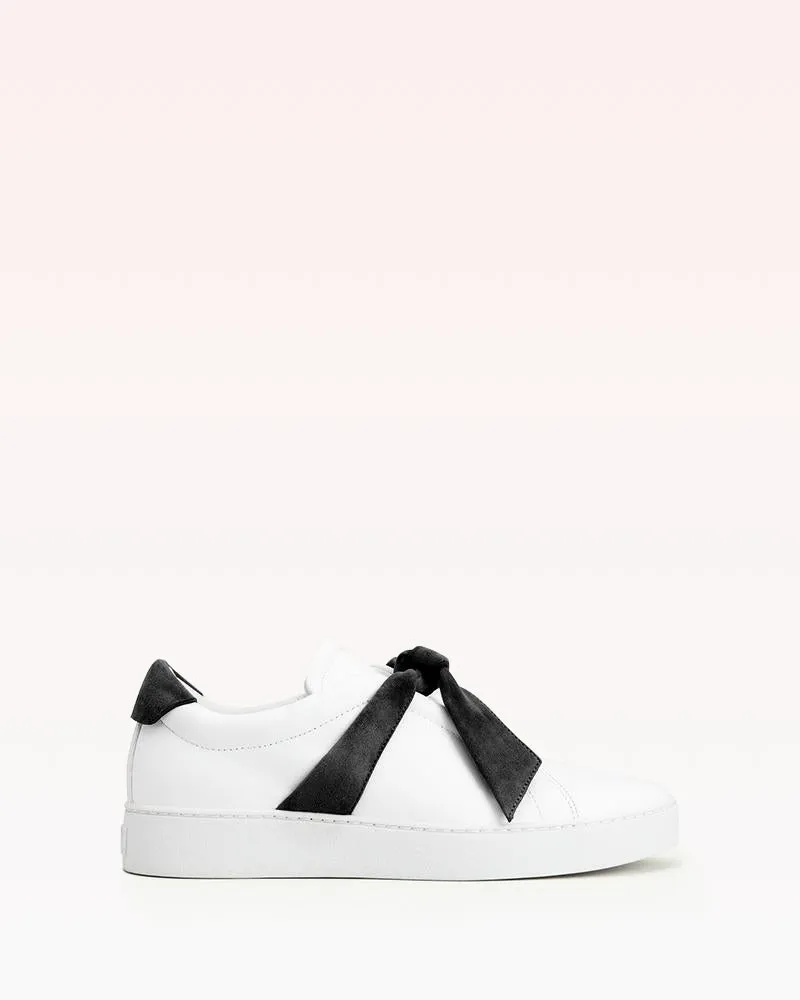 Clarita Sneaker Suede Black & White sold by Alexandre Birman