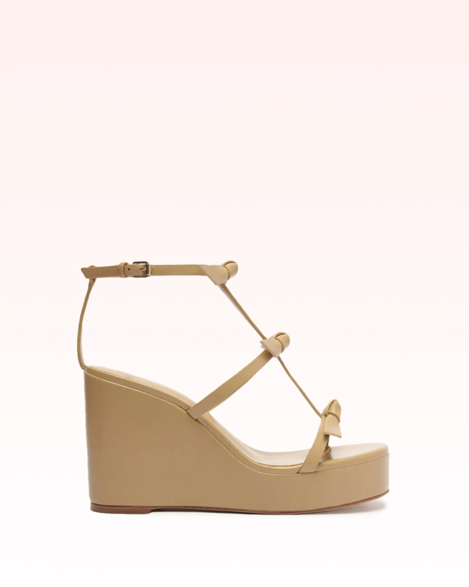 Slim Lolita Wedge 100 Semolina sold by Alexandre Birman