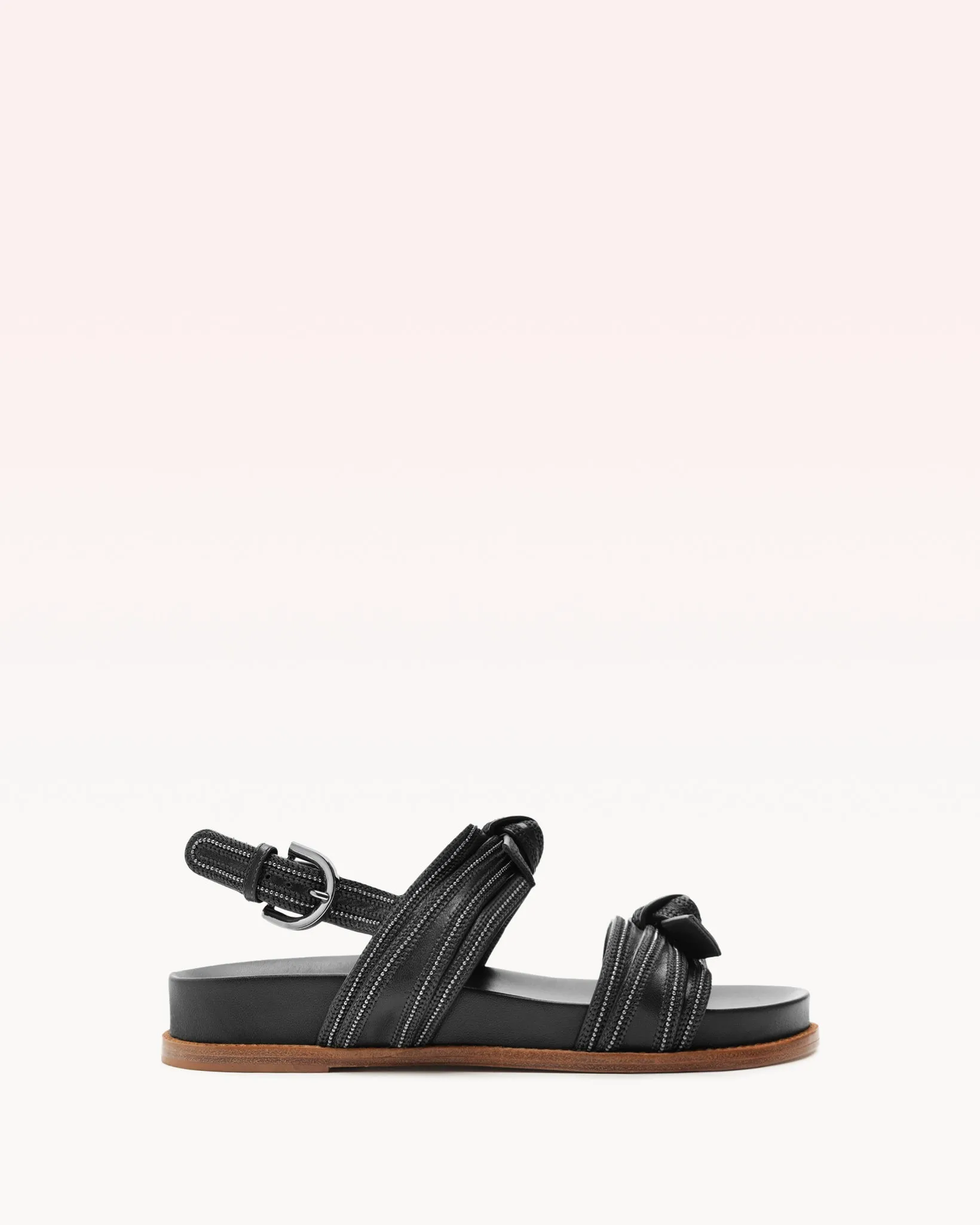 Clarita Sport Sandal Embroidery Black sold by Alexandre Birman
