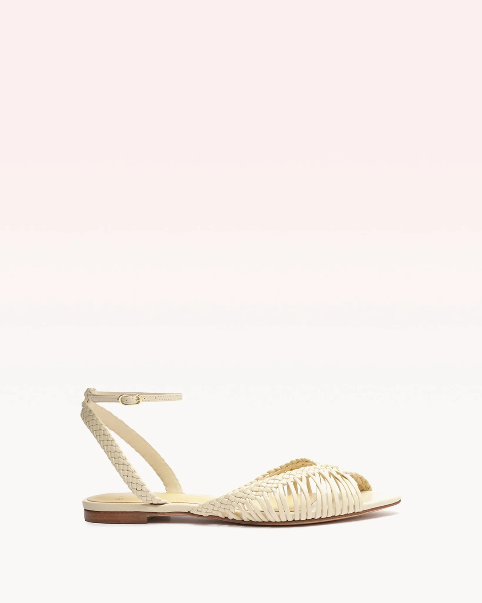 Agatha Flat Eggshell sold by Alexandre Birman