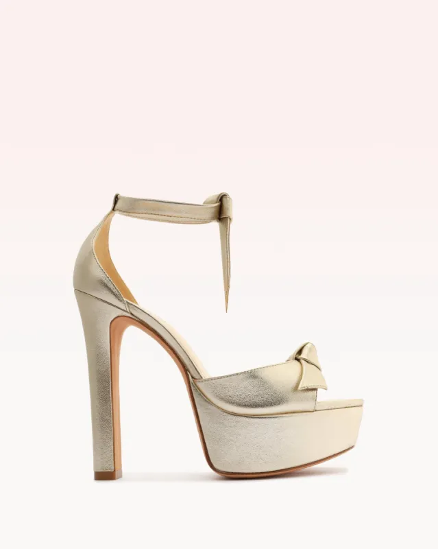 Clarita 125 Metallic Golden sold by Alexandre Birman