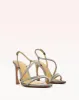 Alana 100 Graphite Metallic & Sparkling Straps sold by Alexandre Birman