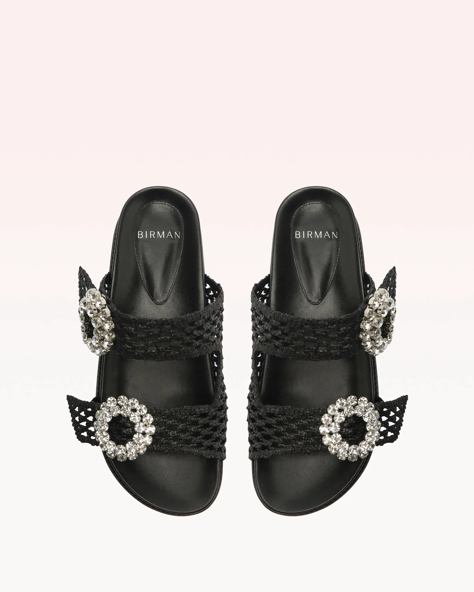 Salma Raffia Crystal Flat sold by Alexandre Birman product image thumbnail 3