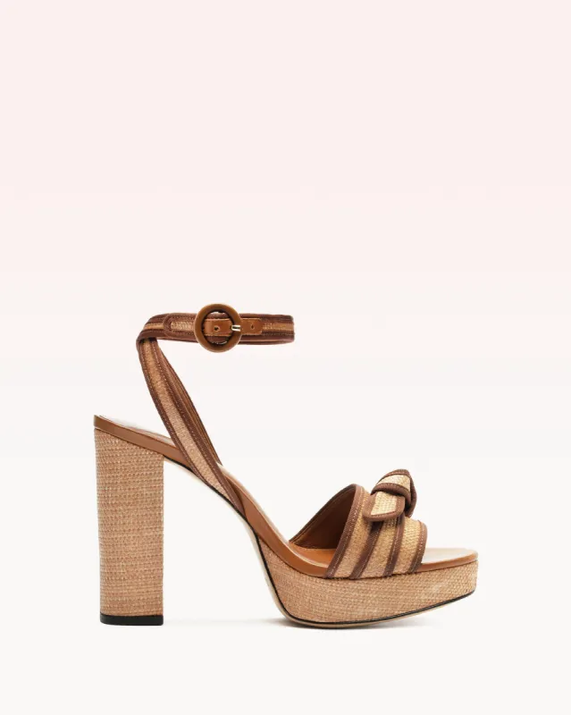 Grosgrain Raffia Platform made by Alexandre Birman