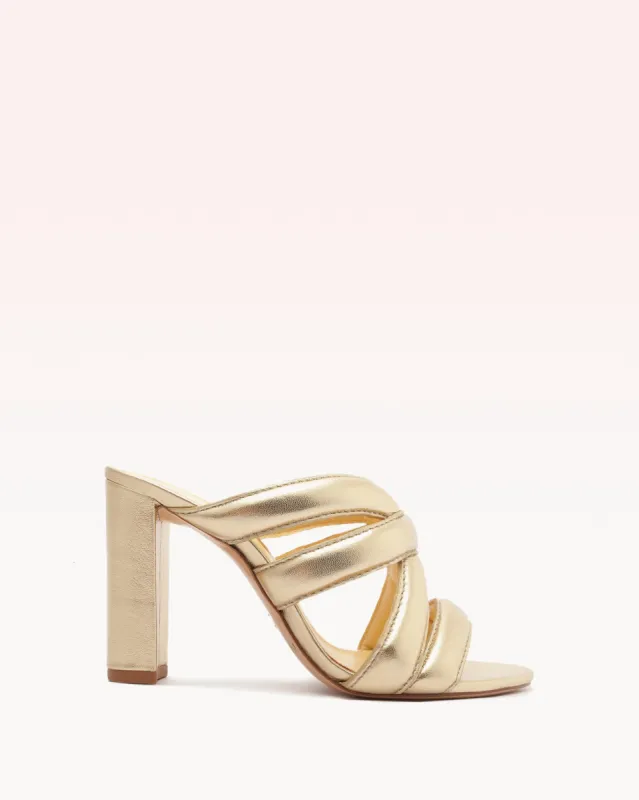 Camille Block 90 Golden sold by Alexandre Birman