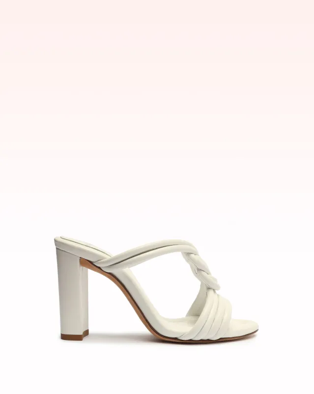 Vicky Slide 90 White sold by Alexandre Birman