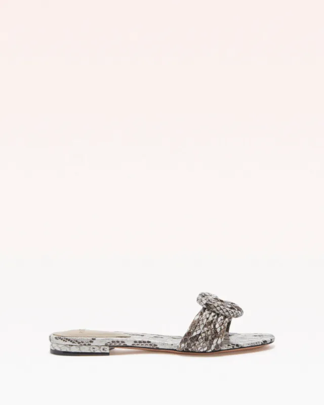 Vicky Python Flat Slide sold by Alexandre Birman