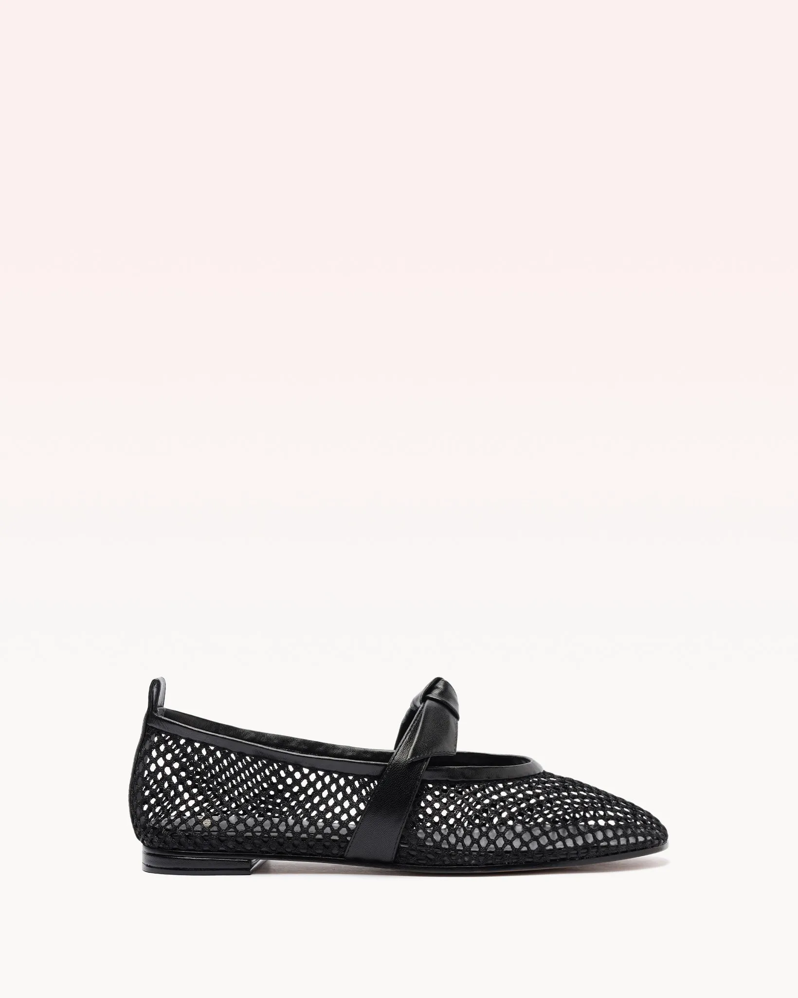 Clarita Ballerina Mesh Black sold by Alexandre Birman
