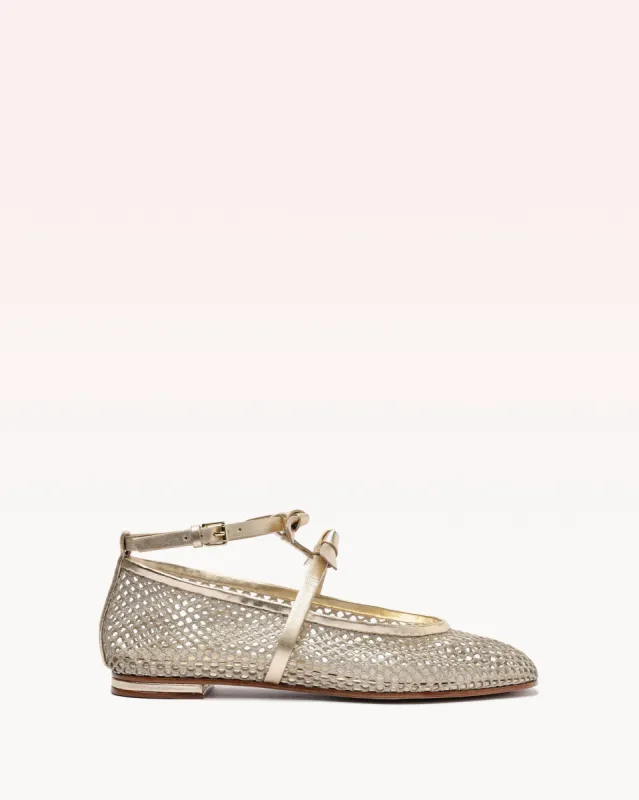 Slim Clarita Ballet Mesh Golden sold by Alexandre Birman