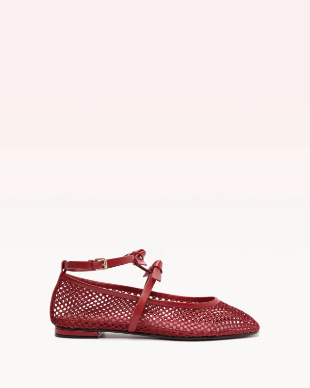 Slim Clarita Ballet Mesh Red sold by Alexandre Birman