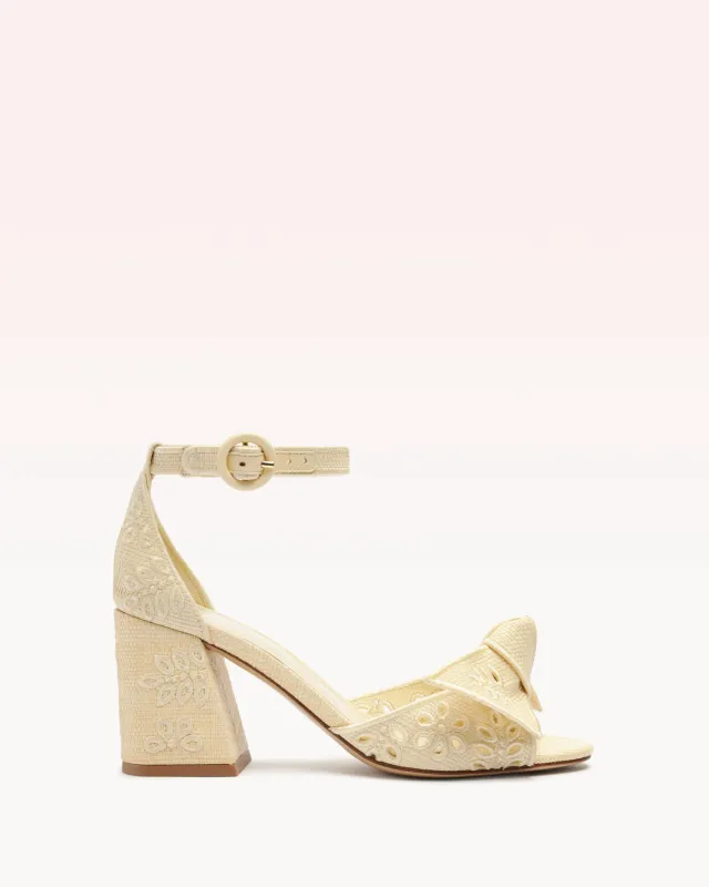 Maxi Clarita Embroidery 75 Creamy sold by Alexandre Birman