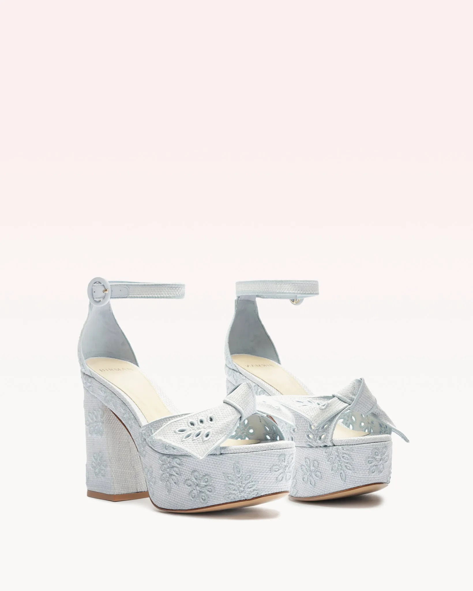 Maxi Clarita Embroidery 120 Serene Blue sold by Alexandre Birman product image thumbnail 2