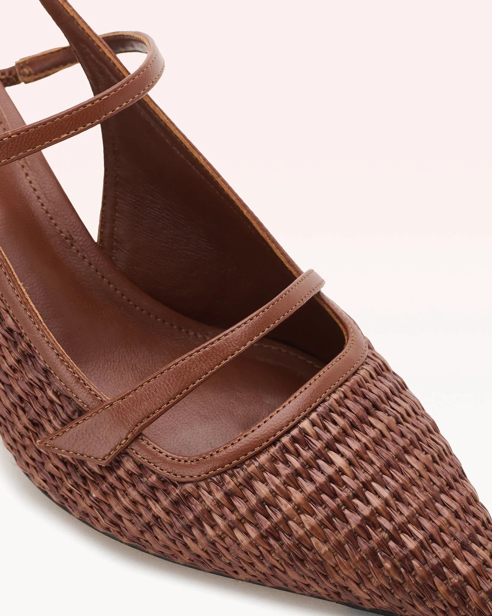 Tita 60 Raffia Chocolate sold by Alexandre Birman product image thumbnail 3