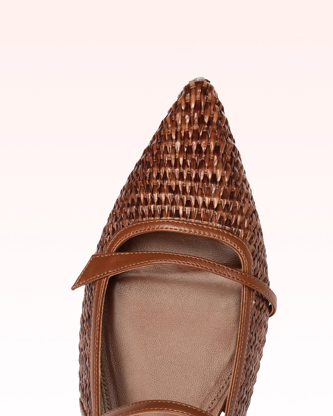 Tita Raffia Flat Chocolate sold by Alexandre Birman product image thumbnail 4