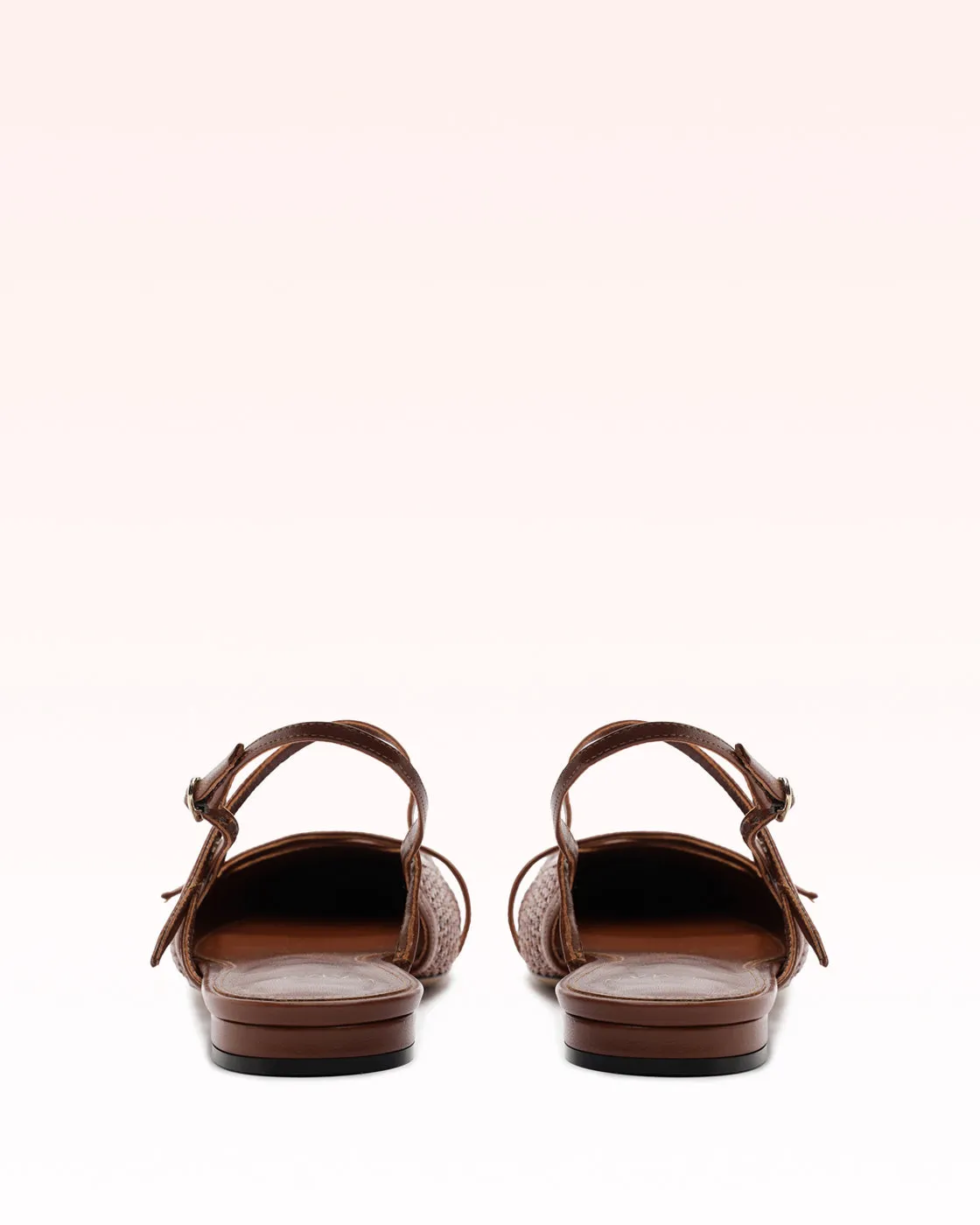 Tita Raffia Flat Chocolate sold by Alexandre Birman product image thumbnail 5