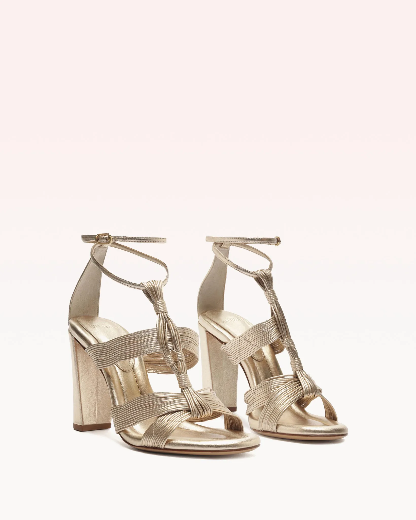 Olga Block 90 Golden sold by Alexandre Birman product image thumbnail 2