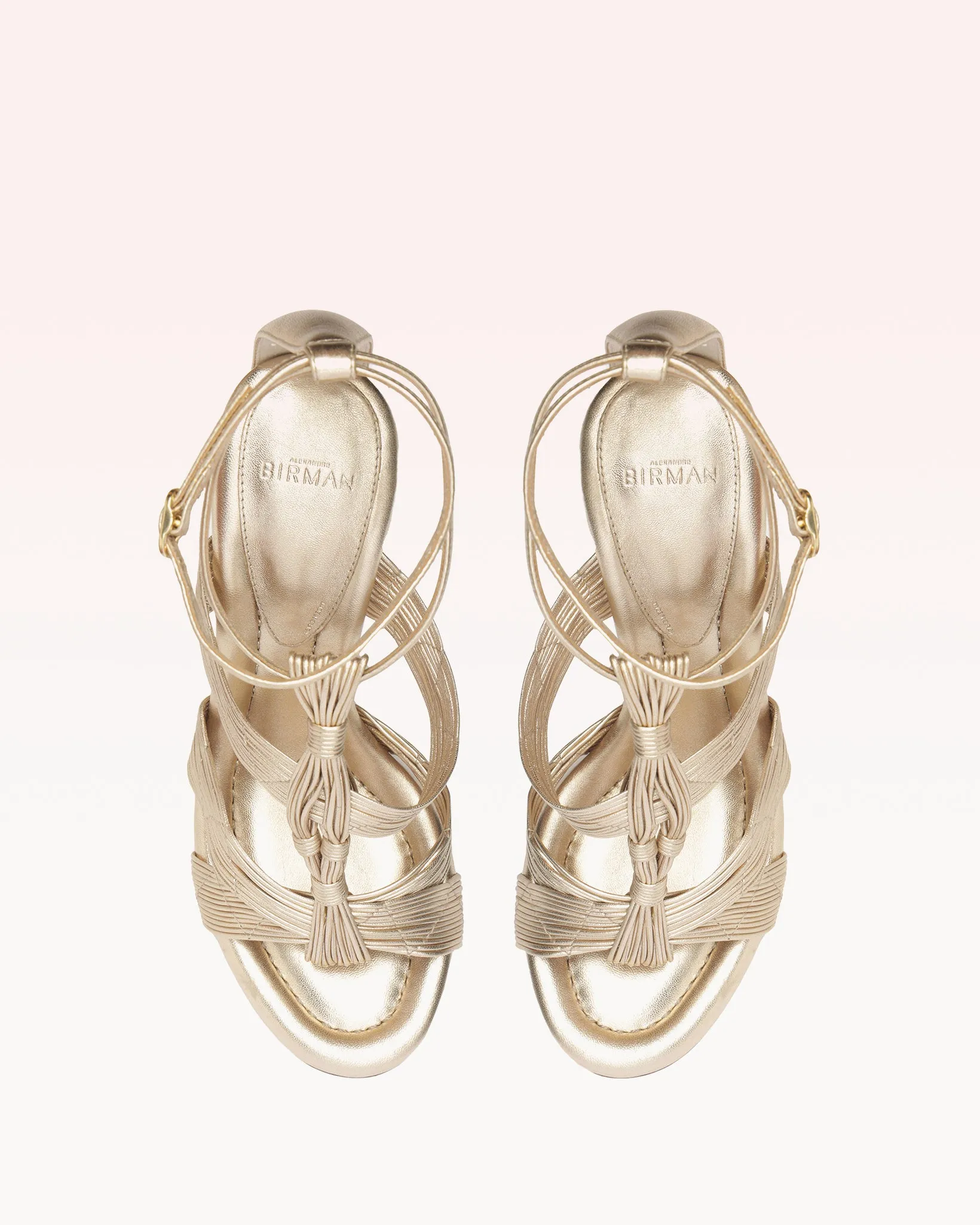 Olga Block 90 Golden sold by Alexandre Birman product image thumbnail 5
