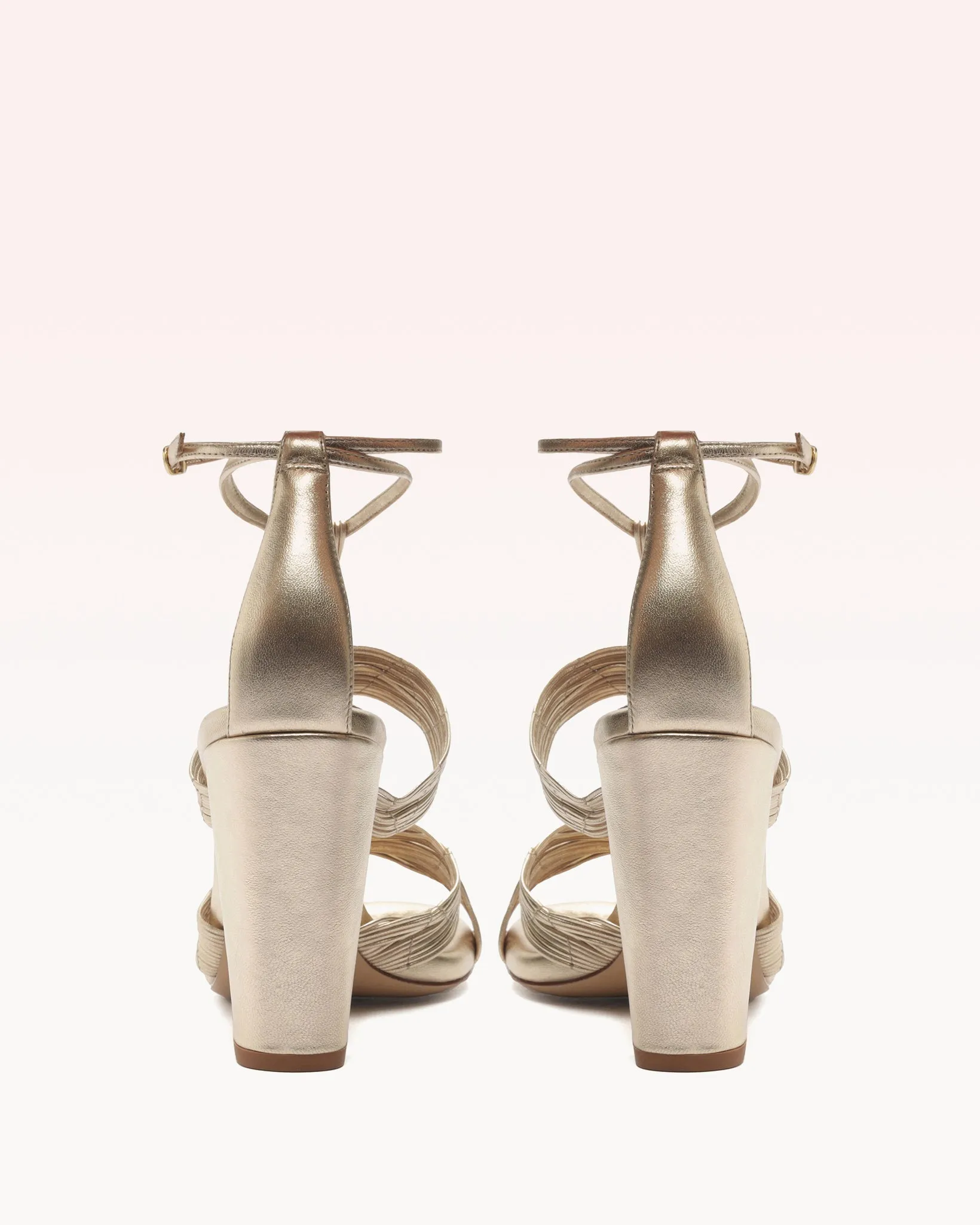 Olga Block 90 Golden sold by Alexandre Birman product image thumbnail 4