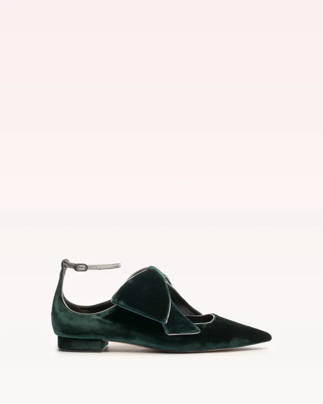 Lupita Ballerina Leather Flat sold by Alexandre Birman