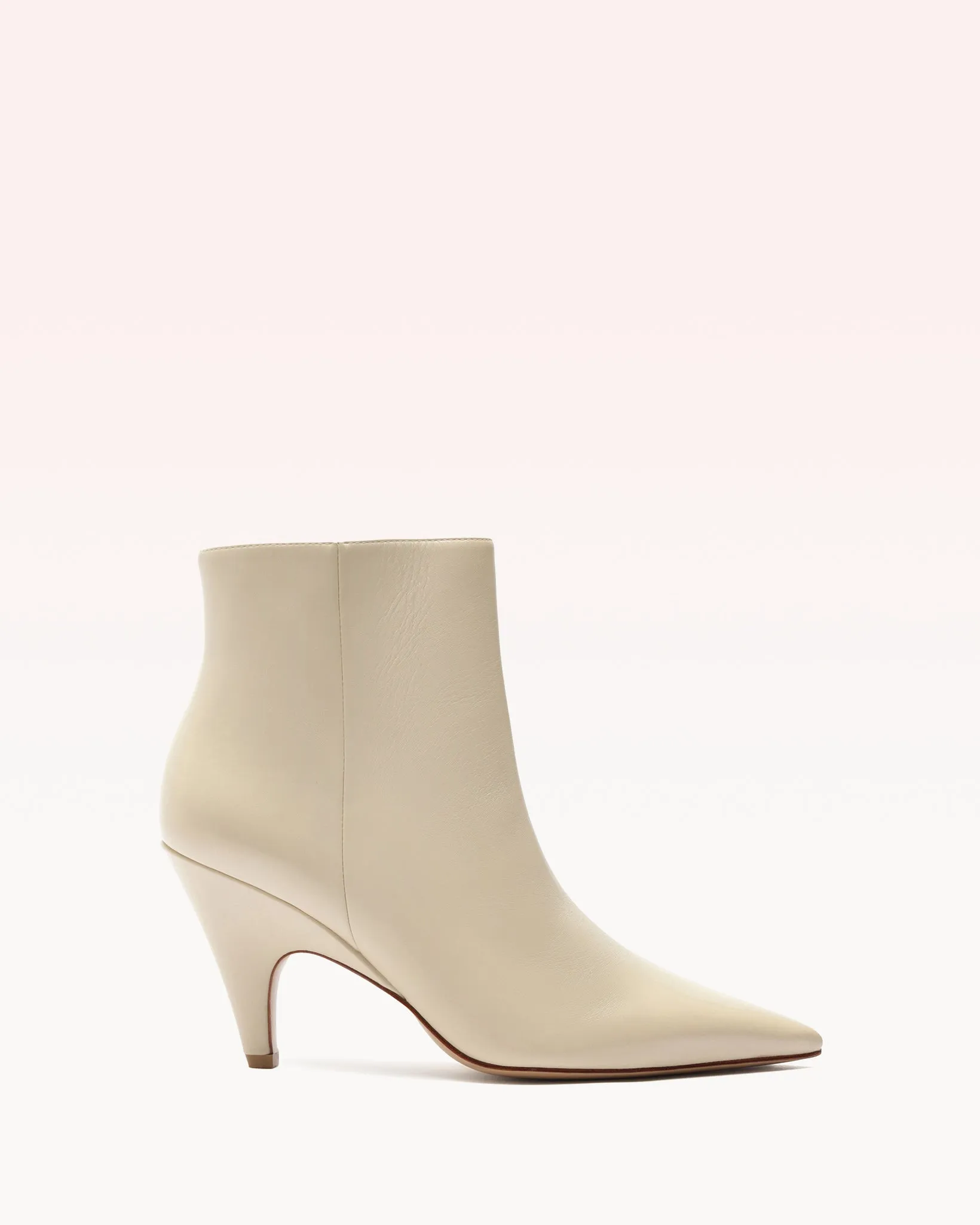 Frenchie Bootie Eggshell sold by Alexandre Birman