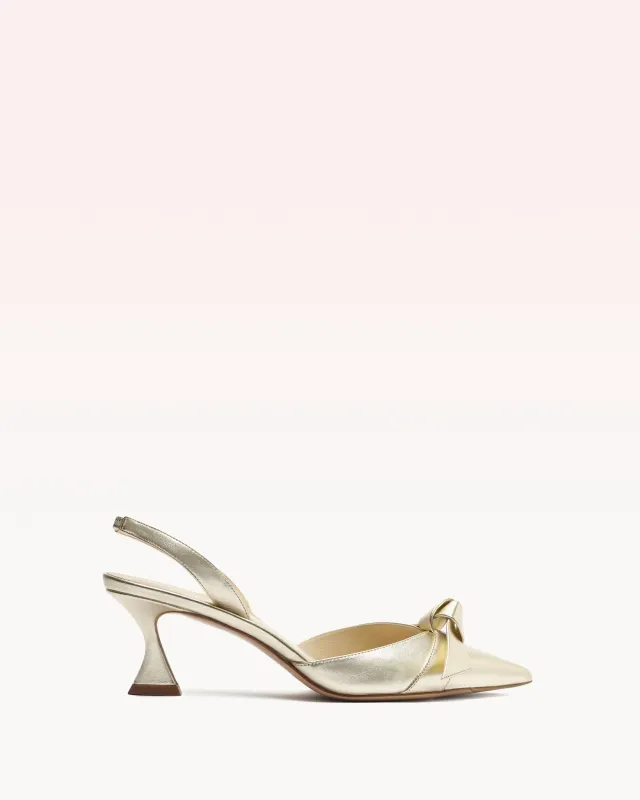 Clarita Bell Slingback 60 Golden sold by Alexandre Birman